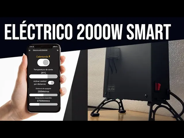 Calefactor Smart Eléctrico 2000w